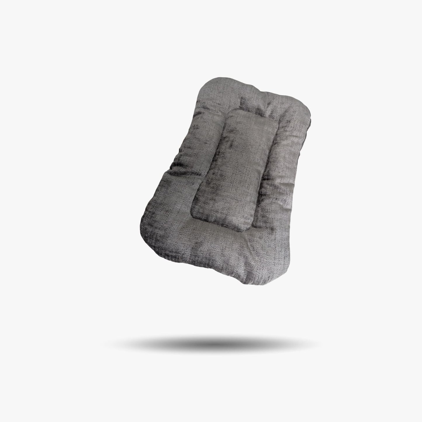 Sustainable grey pet bed