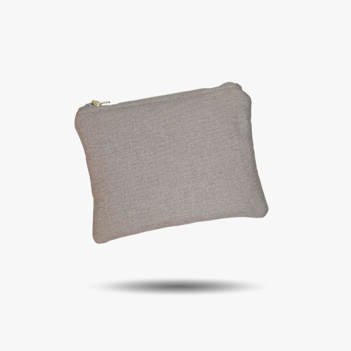 Sustainable Beige Medium Cosmetic Bag